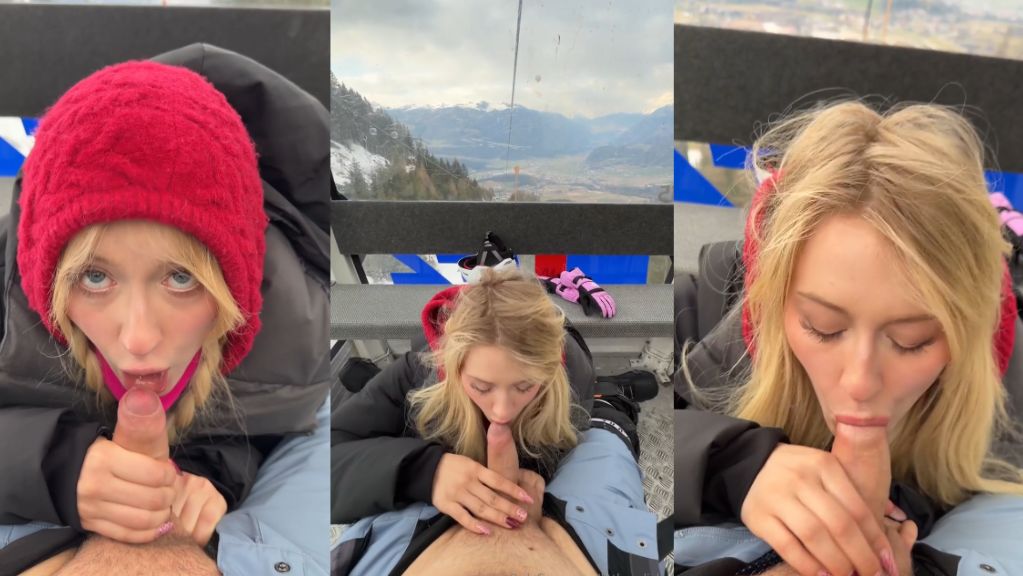 Littlepolishangel Risky Blowjob In Aerial Tramway Onlyfans Video Leaked