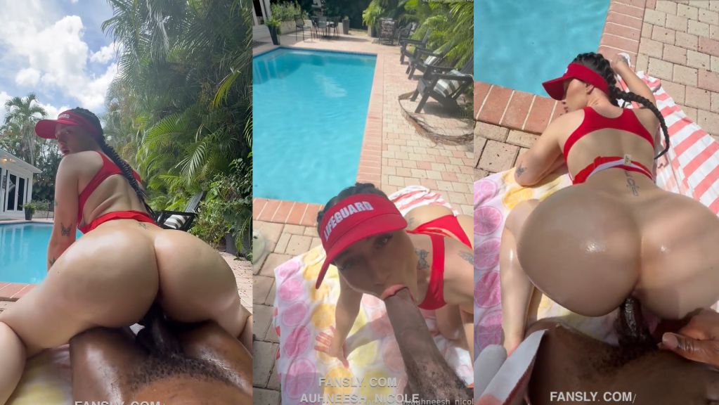 Auhneesh Nicole Snowbunny Lifeguard Takes BBC Break Onlyfans Video Leaked