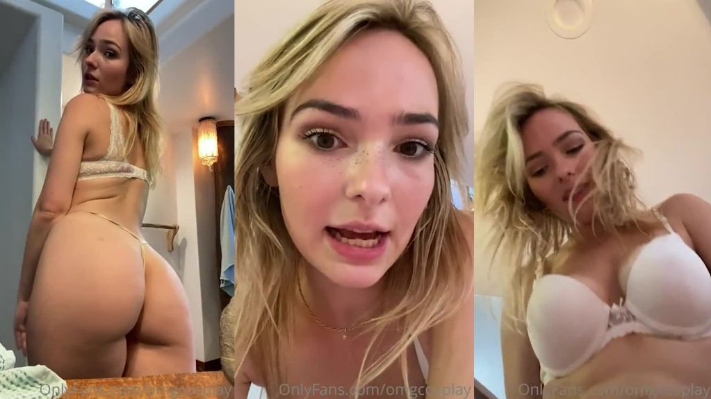 Omgcosplay Blonde Teases Her Cunt At The Hotel Onlyfans Video Leaked