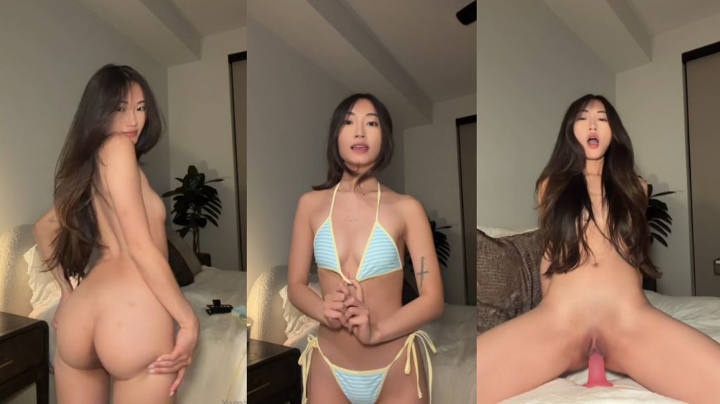 Yemada Slim Asian Masturbates Using Her Dildo Onlyfans Video Leaked